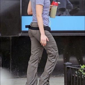 Lululemon yoga camp pants army green